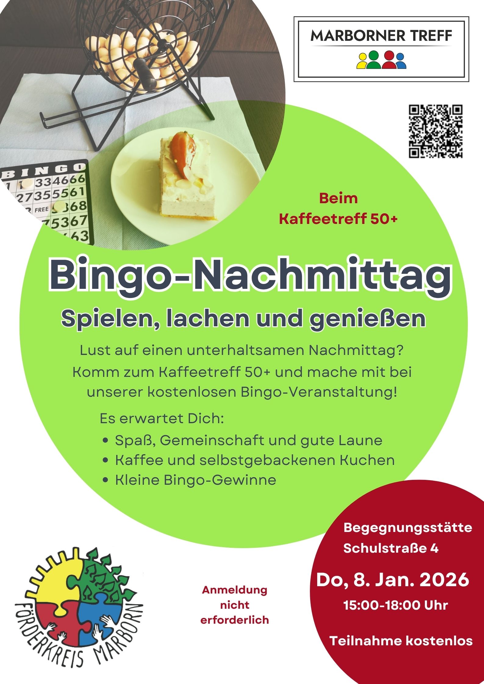Plakat 2026 01 08 Bingo Nachmittag
