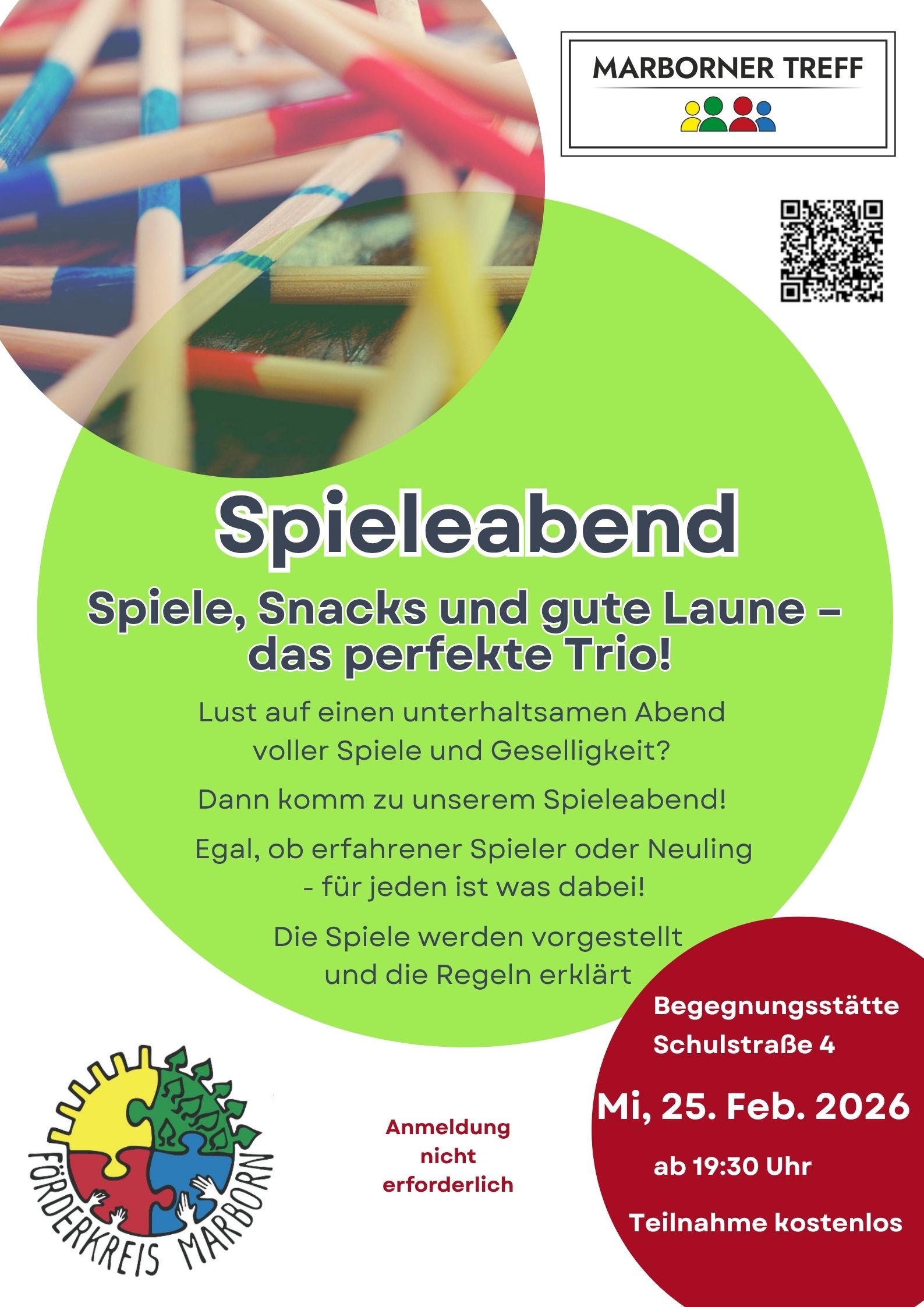 Plakat 2026 02 25 Spieleabend